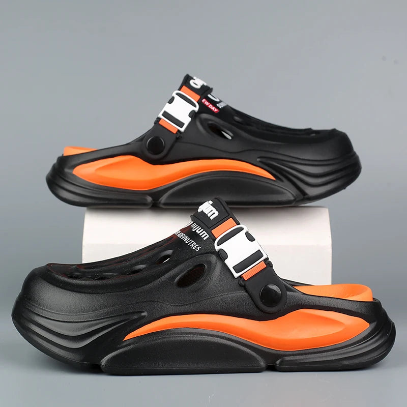 Men Summer Massage Slippers Outdoor Beach Sandals Women Soft Clogs Garden Bottom Indoor Flip Flops Male Sandals Casual Shoes