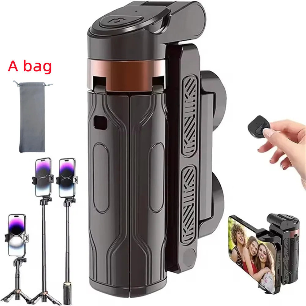 FGCLSY Mobile selfie stick handle, tripod photography tool handheld stabilizer shooting assistant multifunctional portable stand