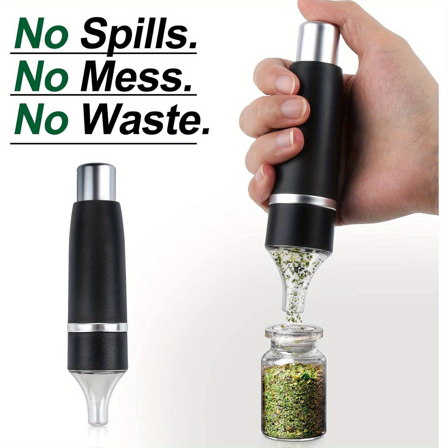1pc Metal Grinder - Efficient, Detachable, and Integrated ABS Material for Smooth Tobacco and Spice Grinding Experience