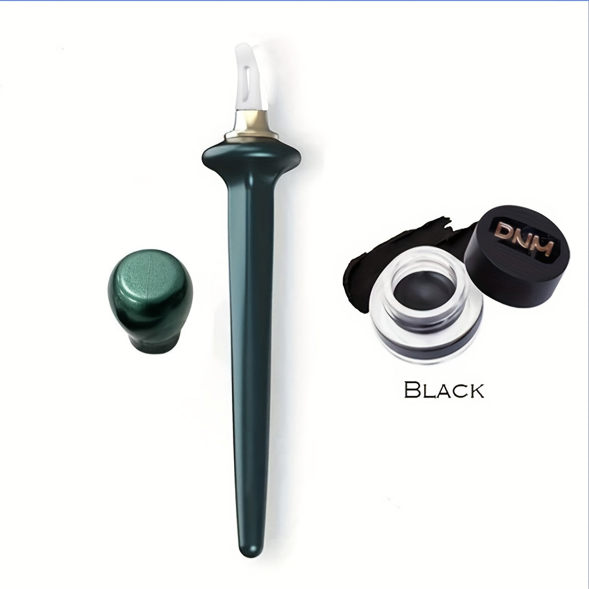 Precise Reusable Silicone Eyeliner Kit - Luxurious Cream, Smudge-Proof Waterproof, Effortless No-Skip Application - Premium Tool with Bonus High-Quality Eyeliner Cream