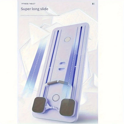 Multi-Functional Core Training Fitness Slider, PP Material, Automatic Rebound Abdominal Muscle Trainer, Home Workout Equipment with Support for Diverse Exercises - Uncharged