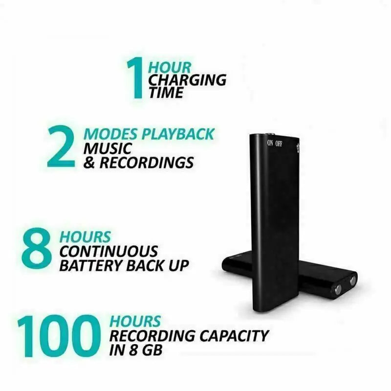 Small Voice Record Activated Mini Digital Voice Recorder Espia Micro Sound Dictaphone Secret Audio Recorder 8/16/32GB MP3 Player