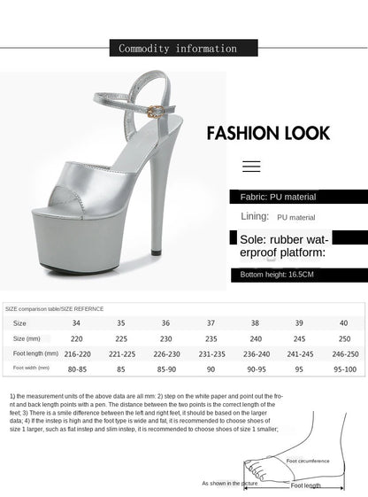 Ladies 2022 SUMMER SANDAL HEEL Pole Dance Shoes Stripper High Heels Women Sexy Shoes Sandals Party Club Platform High-heel Shoes