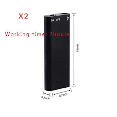 Small Voice Record Activated Mini Digital Voice Recorder Espia Micro Sound Dictaphone Secret Audio Recorder 8/16/32GB MP3 Player