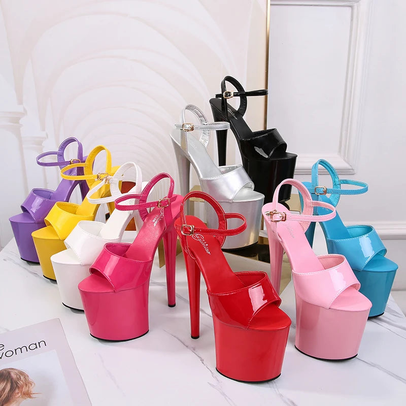 Ladies 2022 SUMMER SANDAL HEEL Pole Dance Shoes Stripper High Heels Women Sexy Shoes Sandals Party Club Platform High-heel Shoes