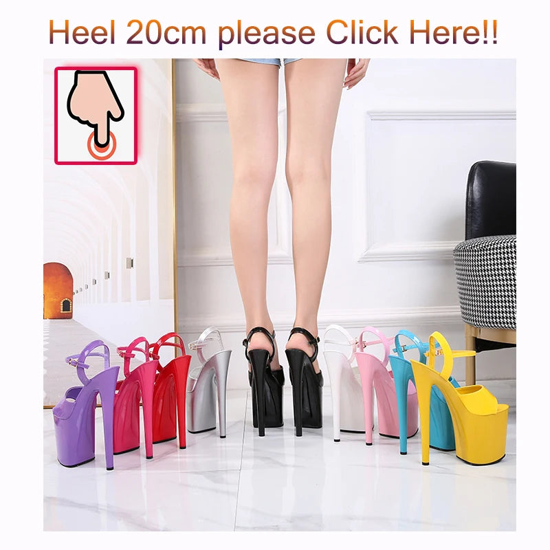 Ladies 2022 SUMMER SANDAL HEEL Pole Dance Shoes Stripper High Heels Women Sexy Shoes Sandals Party Club Platform High-heel Shoes