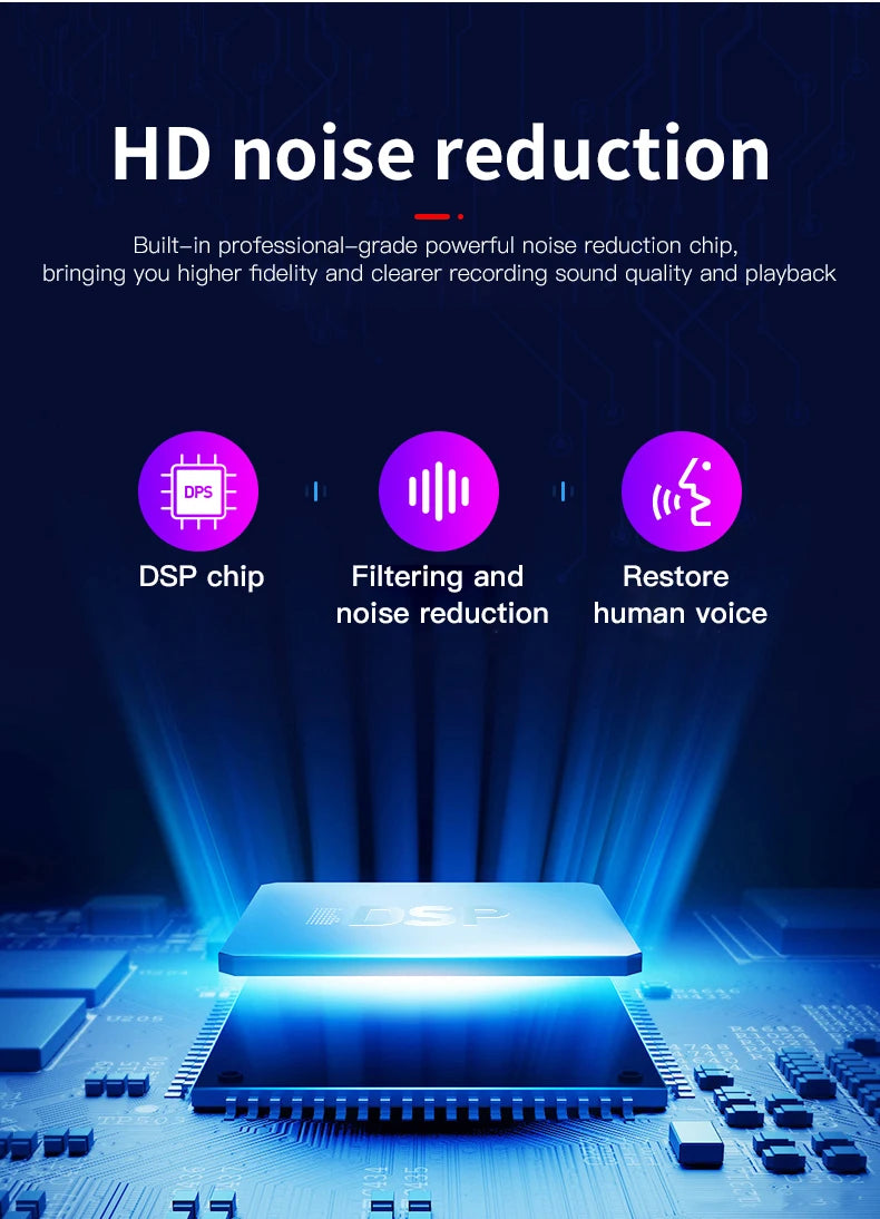 Small Voice Record Activated Mini Digital Voice Recorder Espia Micro Sound Dictaphone Secret Audio Recorder 8/16/32GB MP3 Player