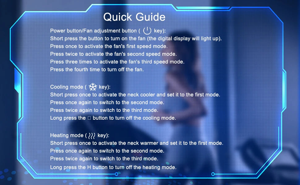 2025 New Wearable Air Conditioner USB Rechargeable Portable 3 Refrigeration Hanging Neck Fan Mute 6000mAh Outdoor Summer Cooler