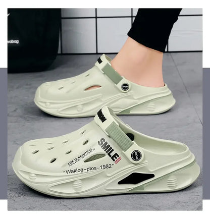 Men Summer Massage Slippers Women Indoor Soft Garden Bottom Slippers Outdoor Sandals Male Flip Flops Sandals Beach Casual Shoes