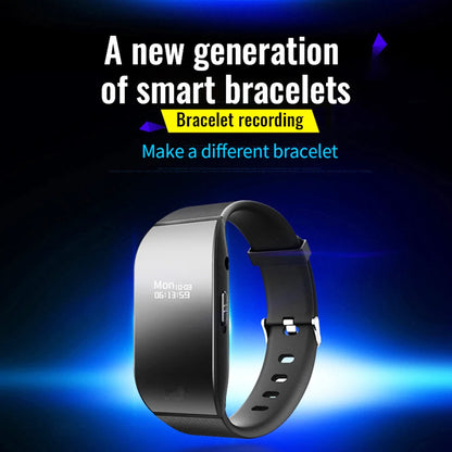 Mini Digital Voice Recorder 4GB Wrist Watch Audio Recording Dictaphone Noise Reduction Sound Recording MP3 Player for Business