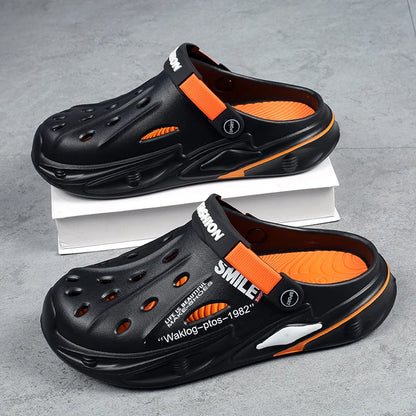 Men Summer Massage Slippers Women Indoor Soft Garden Bottom Slippers Outdoor Sandals Male Flip Flops Sandals Beach Casual Shoes