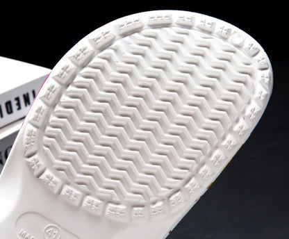 Graffiti Beach Platform Shoes Outdoor 2025 Style Adult Eva Trend Slippers for Men Summer Sale Designer Luxury Fun Sandals Man