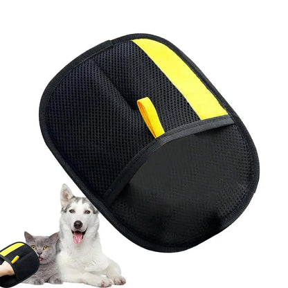 Pet Static Dedusting Brush Grooming Gloves Pet Hair Remover Brush Double-Sided Removing Dog Cat Hair Sofa Carpet Clothes