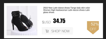 Women's Fashion Party Outdoor Sexy stilettos High Heels slippers Latin Women Latin dance heels Boots shoes 2020 For Ballroom