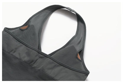 Hanging Neck Bra Sports Bra Seamless Sports Underwear Bra Open Back Fitness Yoga Top Bras Support Women Workout Gym Crop Top