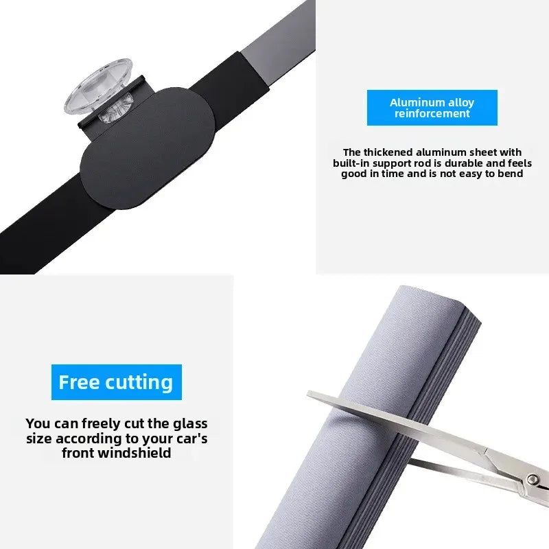 Foldable Car Sunshade Protector Auto Parasol Front Rear Window Sun Visor Winshield Sun Shade Covers UV Prevention for Car SUV