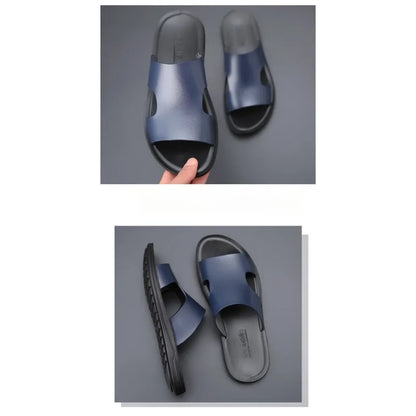 Slippers Outdoor Summer Wear-resistant Anti-slip Joker Trend Soft-soled Men's Casual Shoes.