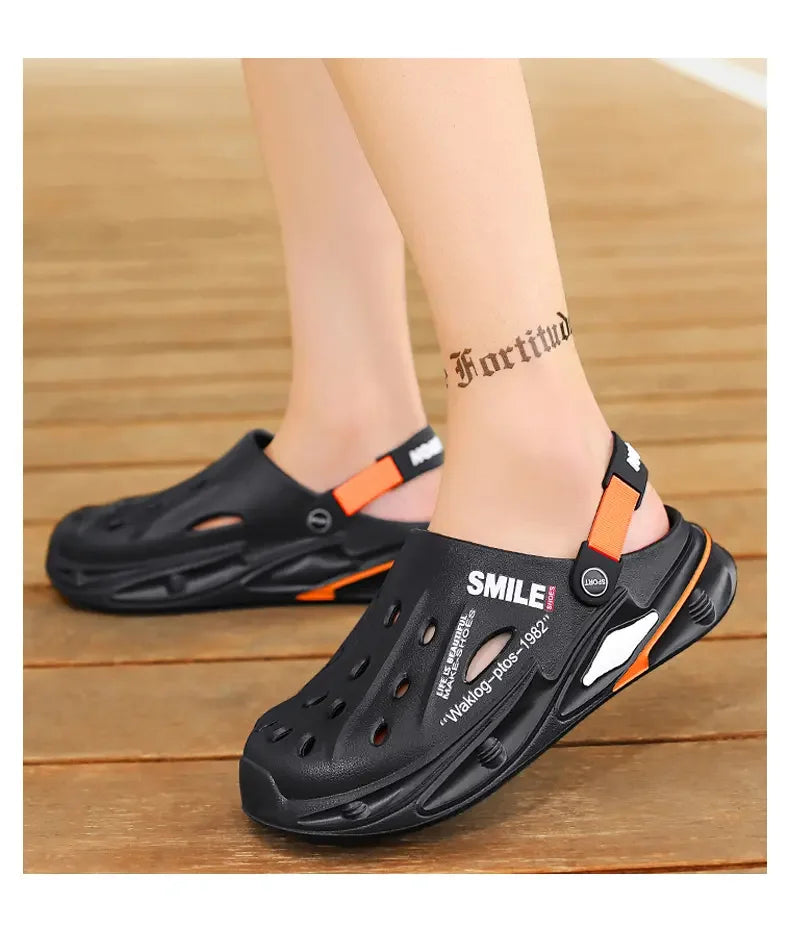 Men Summer Massage Slippers Women Indoor Soft Garden Bottom Slippers Outdoor Sandals Male Flip Flops Sandals Beach Casual Shoes