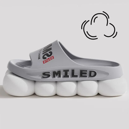 ZHIDA Summer Men Slippers Outer Wear Beach Sports Sandals Home Bathing Cool Slippers EVA Outsole Slides Soft Thick Sole Sandals