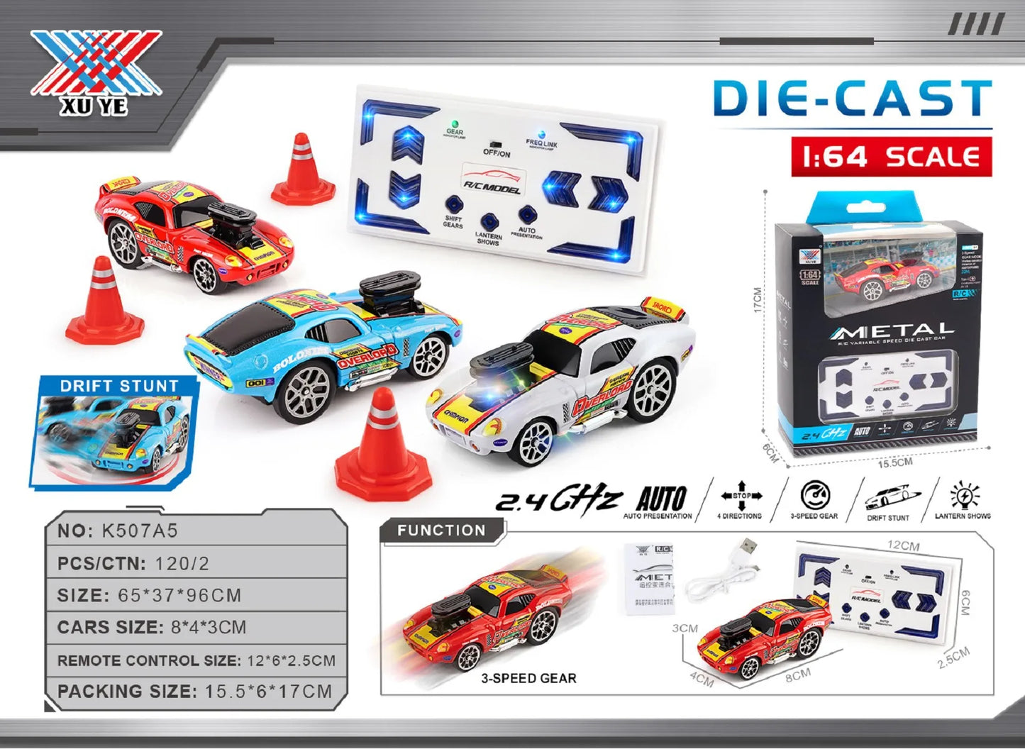 New English 2.4GHZ Mini Desktop Remote Control Car Alloy Car Speed Drift Children's RC Remote Control Toy Car Gift