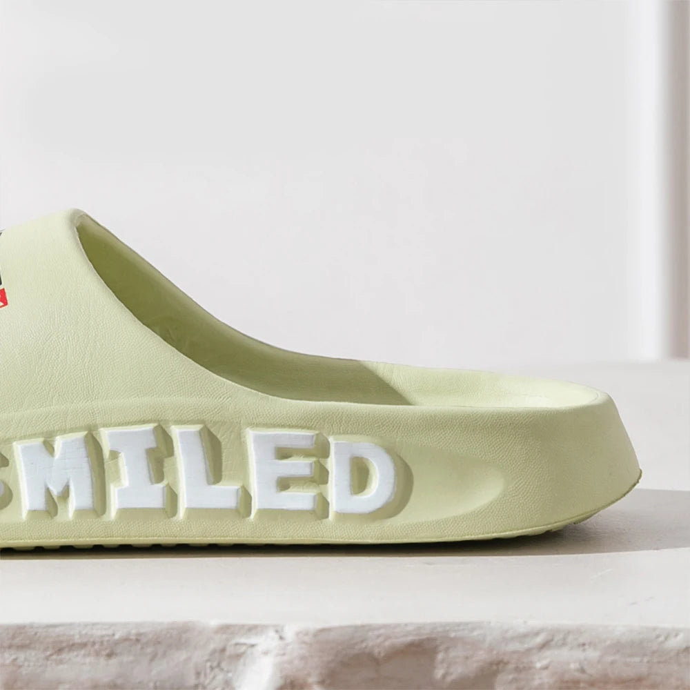 ZHIDA Summer Men Slippers Outer Wear Beach Sports Sandals Home Bathing Cool Slippers EVA Outsole Slides Soft Thick Sole Sandals