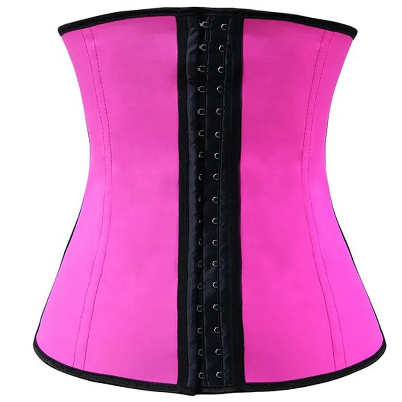 AfruliA Fajas Colombians Girdles Latex Waist Trainer Long Torso Corset Shapewear Slimming Belly Sheath Body Shaper 9 Steel Bones