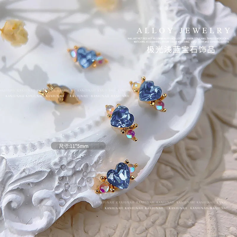 10Pcs Ballet Dance Shoes 3D Nail Charms 8mm Pink Metal Dance Shoes Ribbon Nail Art DIY Kawaii Ballet Bows Manicure Supplies &*&