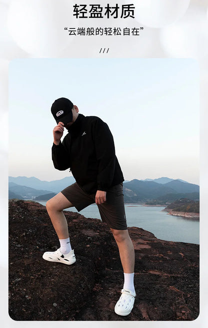 Summer Eva Commuting Slides Clogs Men's Slippers Sandals Beach Water Shoes Trendy Flip Flops Male Slipper Camping Driving