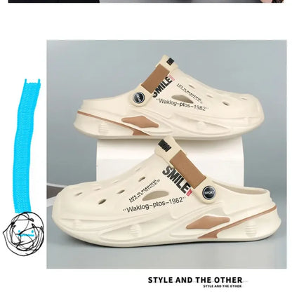 Men Summer Massage Slippers Women Indoor Soft Garden Bottom Slippers Outdoor Sandals Male Flip Flops Sandals Beach Casual Shoes
