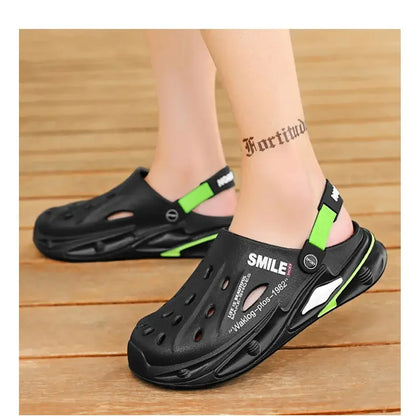 Men Summer Massage Slippers Women Indoor Soft Garden Bottom Slippers Outdoor Sandals Male Flip Flops Sandals Beach Casual Shoes