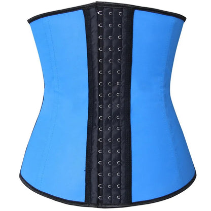 AfruliA Fajas Colombians Girdles Latex Waist Trainer Long Torso Corset Shapewear Slimming Belly Sheath Body Shaper 9 Steel Bones