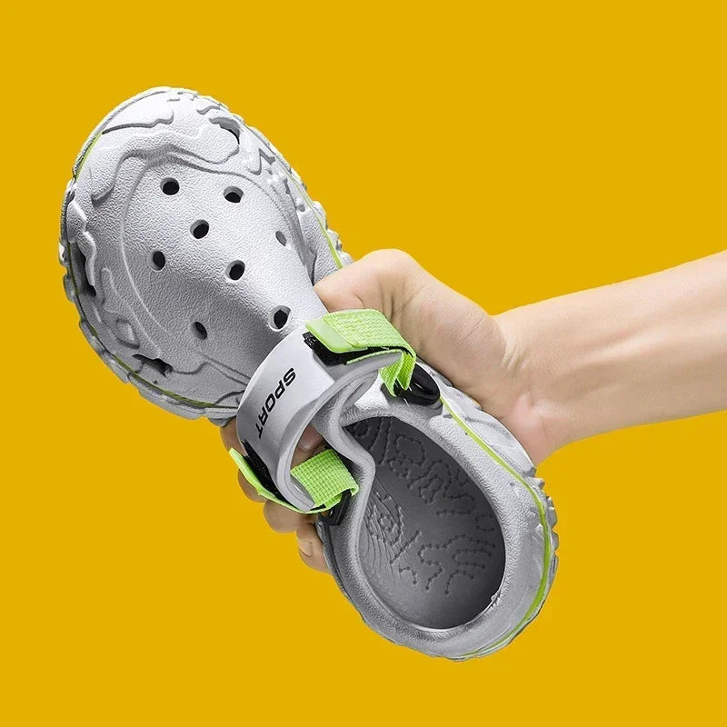 2025     Summer Men Sandals Hot sell Outdoor Garden Clogs Hole Shoes Male Casual Shoes Water Shoes Comfort Home Soft Slippers