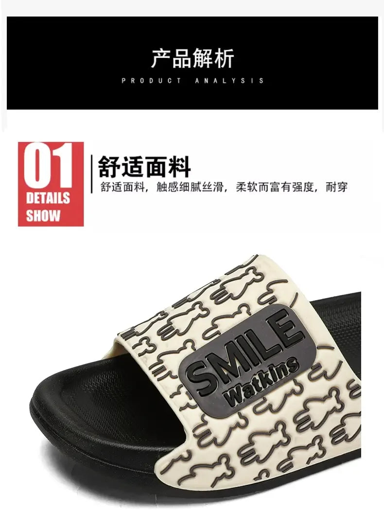 2025 Hot Sale Summer Sandals For Women Soft EVA Cloud Men's Slippers Outdoor Non-slip Men Slides Fashion Casual Beach Shoes