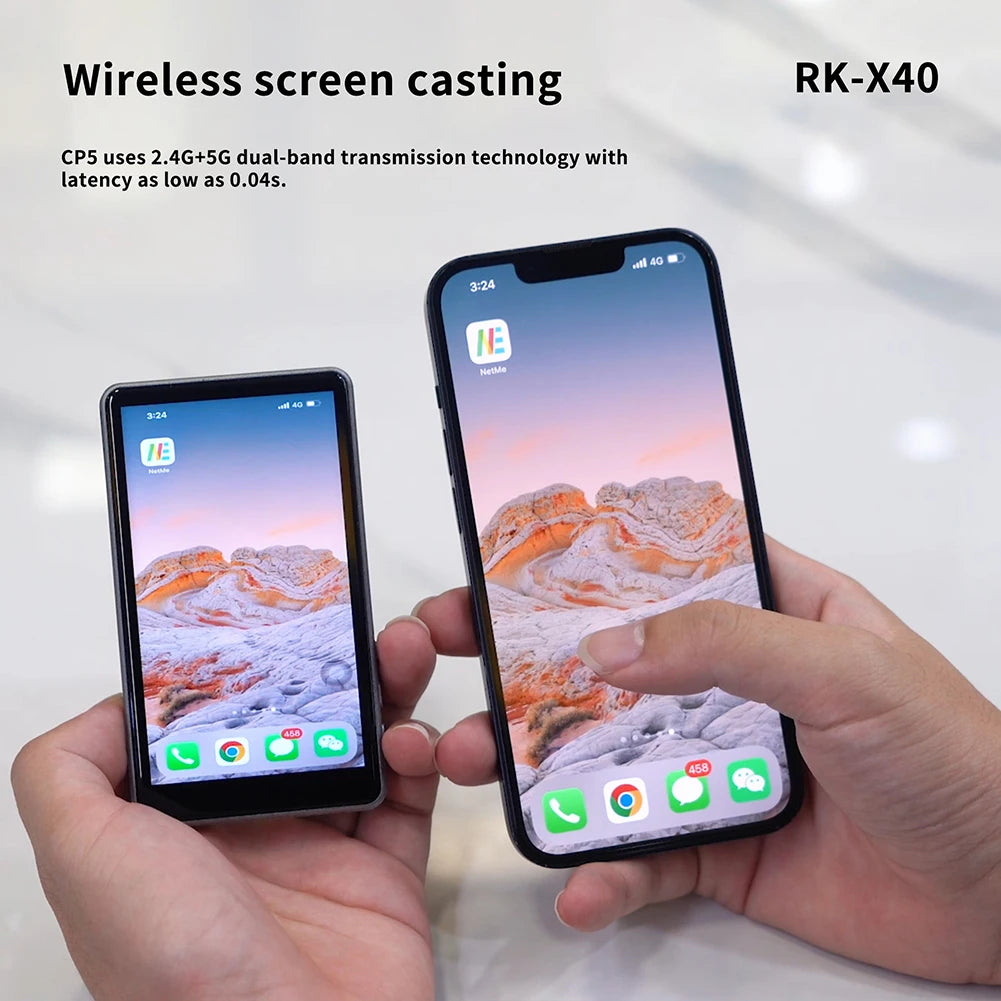 Selfie Monitor Screen with Remote Control Rear Camera Screen Wireless Connection Magnetic Mount Back Screen for Vlog Live Stream