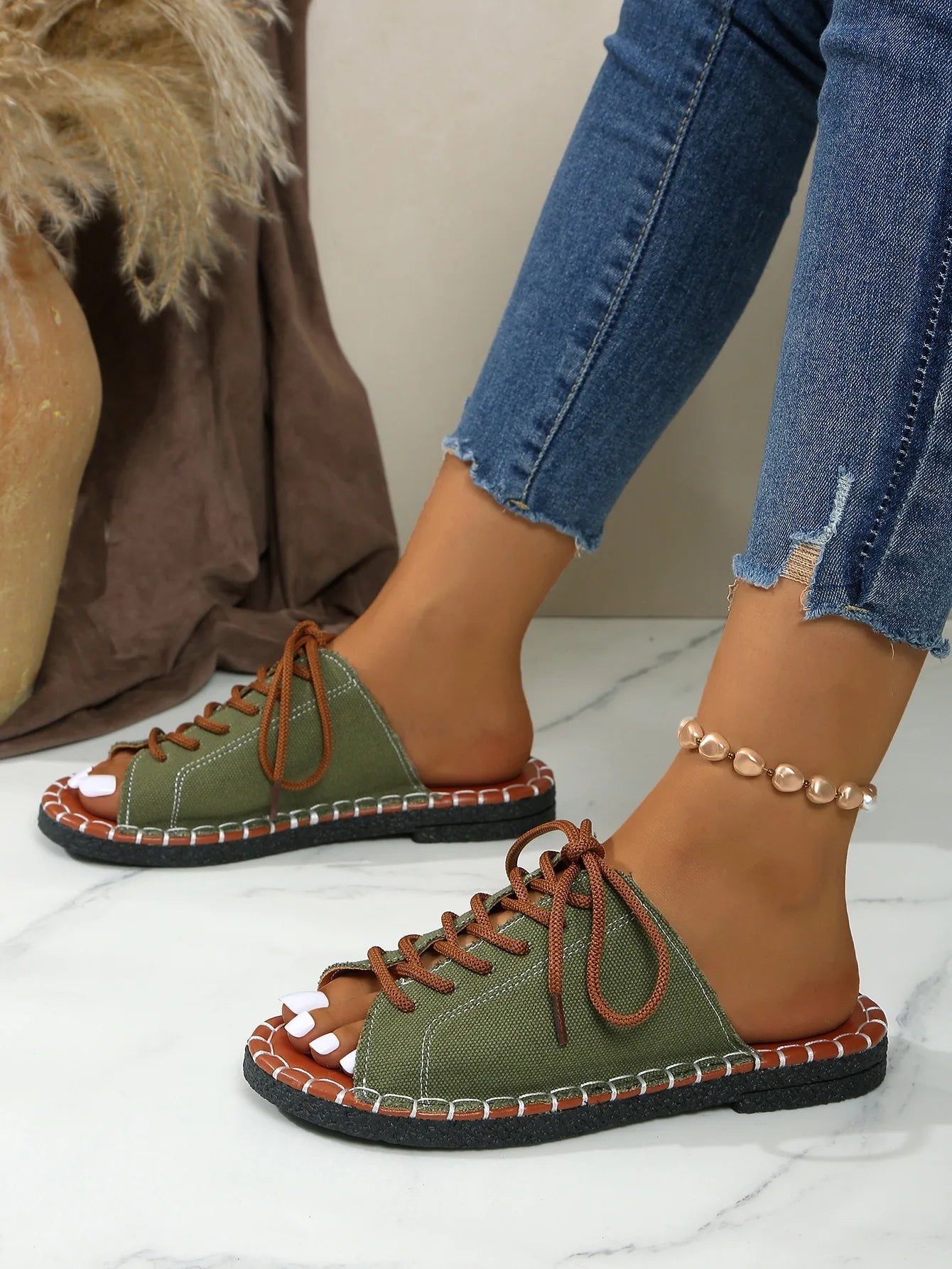 Women Slippers Casual Beach Holiday Slippers Summer Fashion Outdoor Flat Shoes Open Toe Sandals Slides Women Zapatos De Mujer
