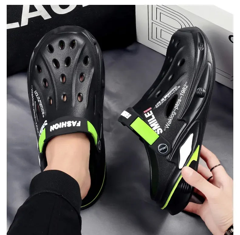 Men Summer Massage Slippers Women Indoor Soft Garden Bottom Slippers Outdoor Sandals Male Flip Flops Sandals Beach Casual Shoes