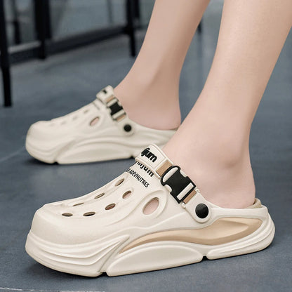 Men Summer Massage Slippers Outdoor Beach Sandals Women Soft Clogs Garden Bottom Indoor Flip Flops Male Sandals Casual Shoes