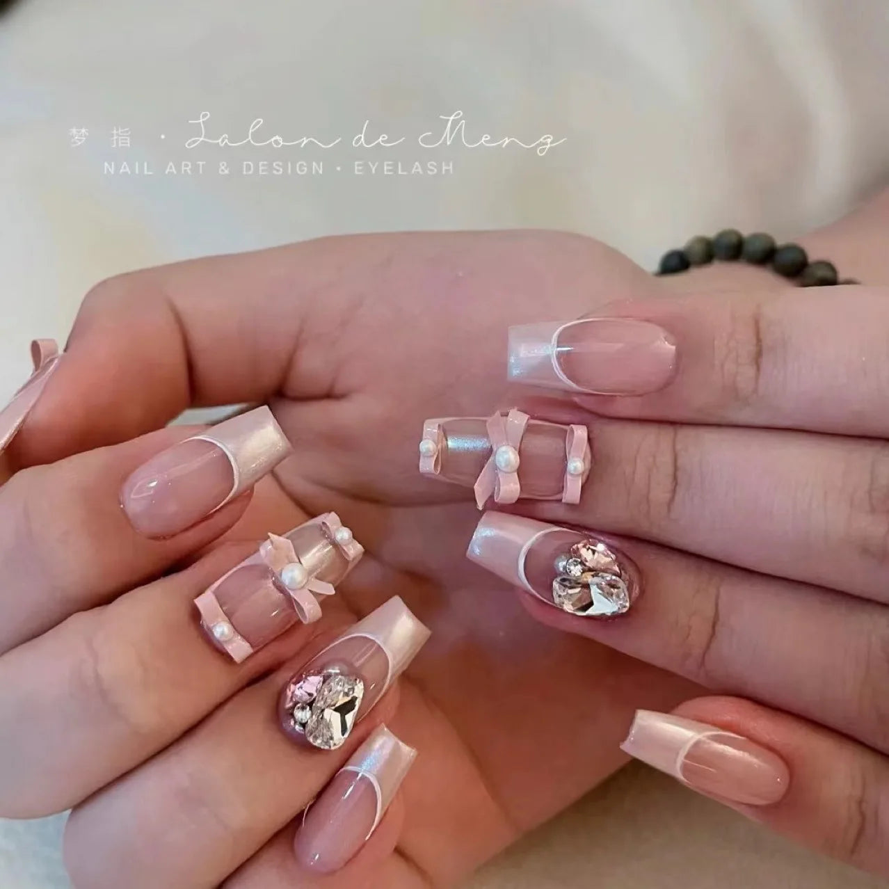 10Pcs Ballet Dance Shoes 3D Nail Charms 8mm Pink Metal Dance Shoes Ribbon Nail Art DIY Kawaii Ballet Bows Manicure Supplies &*&