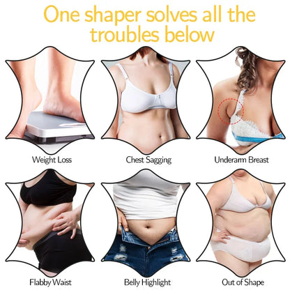 Full Body Shapewear Fajas Colombian Girdle Corrective Underwear Tummy Control Shaper Butt Lift Slim Corset Weight Loss Bodysuits