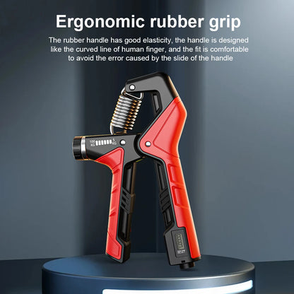 Hand Grip Strengthener Arm Wrist Forearm Trainer Anti Slip Ergonomic Handle 5-100KG Resistance Adjustable for Arm Wrists Fingers