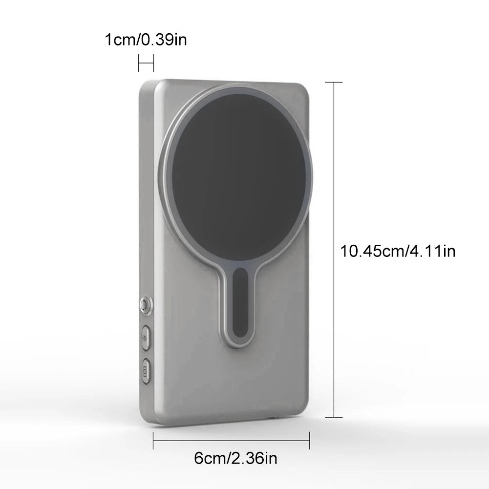 Selfie Monitor Screen with Remote Control Rear Camera Screen Wireless Connection Magnetic Mount Back Screen for Vlog Live Stream