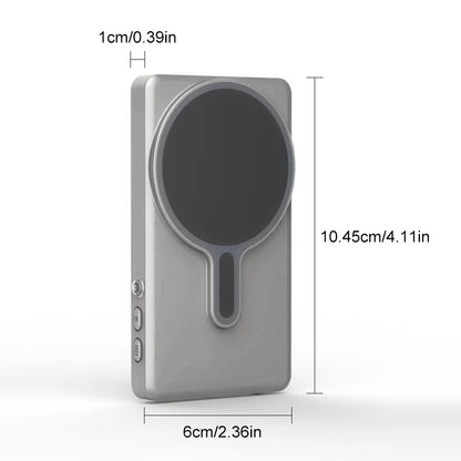 Selfie Monitor Screen with Remote Control Rear Camera Screen Wireless Connection Magnetic Mount Back Screen for Vlog Live Stream