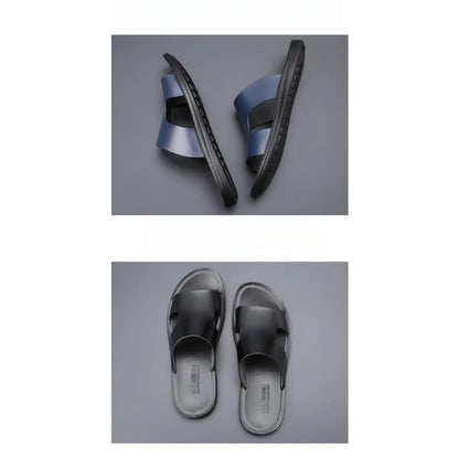 Slippers Outdoor Summer Wear-resistant Anti-slip Joker Trend Soft-soled Men's Casual Shoes.