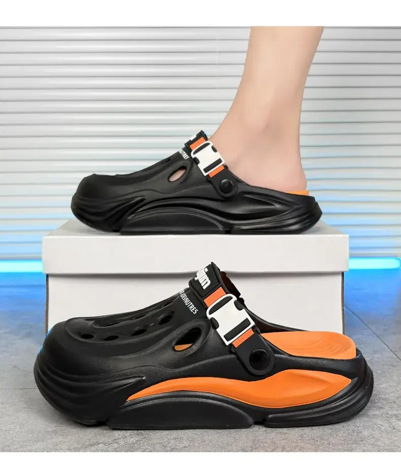 Men Summer Massage Slippers Outdoor Beach Sandals Women Soft Clogs Garden Bottom Indoor Flip Flops Male Sandals Casual Shoes