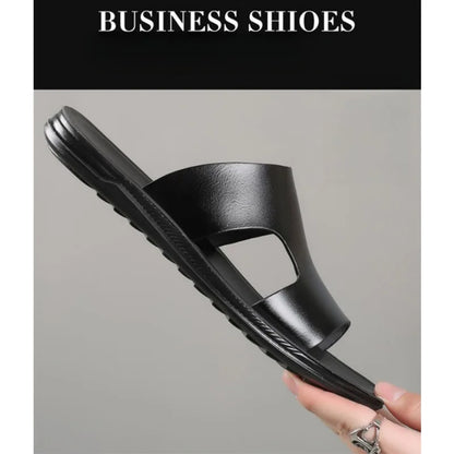 Slippers Outdoor Summer Wear-resistant Anti-slip Joker Trend Soft-soled Men's Casual Shoes.