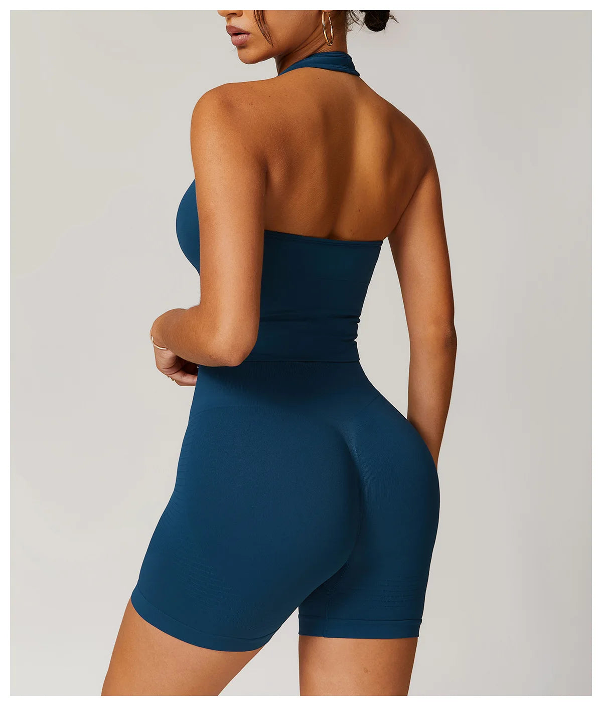 Hanging Neck Bra Sports Bra Seamless Sports Underwear Bra Open Back Fitness Yoga Top Bras Support Women Workout Gym Crop Top