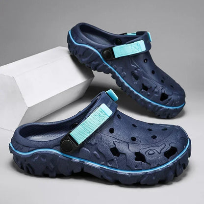 2025     Summer Men Sandals Hot sell Outdoor Garden Clogs Hole Shoes Male Casual Shoes Water Shoes Comfort Home Soft Slippers