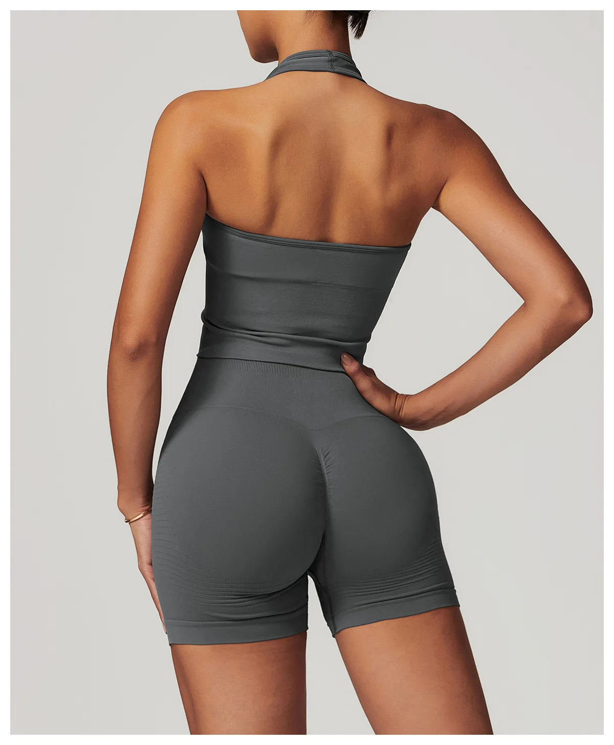 Hanging Neck Bra Sports Bra Seamless Sports Underwear Bra Open Back Fitness Yoga Top Bras Support Women Workout Gym Crop Top