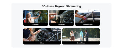 FLEXTAILGEAR Outdoor Camping TINY SHOWER IPX7 Waterproof Portable Electric Shower Pump for Outdoor and Home Cleaning