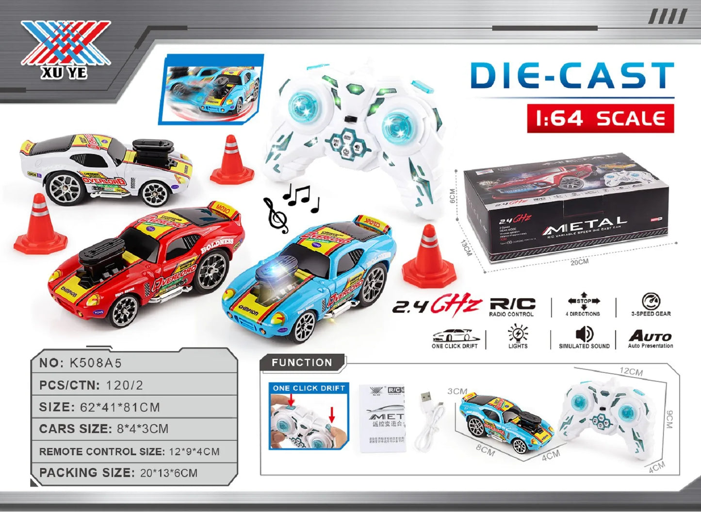 New English 2.4GHZ Mini Desktop Remote Control Car Alloy Car Speed Drift Children's RC Remote Control Toy Car Gift